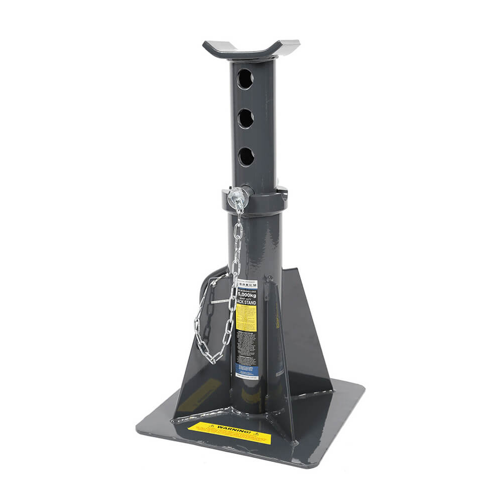 Borum Workshop Equipment Borum Industrial Pin-Style Short Jack Stand, 15 Tonne Capacity