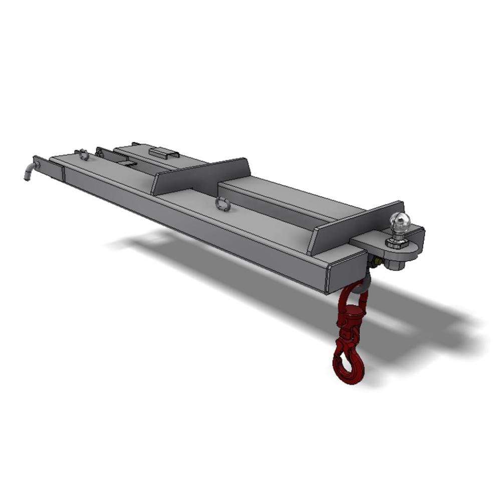 DHE 2-Tonne Tow Unit & Lifting Crane Forklift Attachment - DHE - Ramp Champ