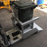 DHE 240L Plastic Wheelie Bin Tipper Forklift Attachment - DHE - Ramp Champ
