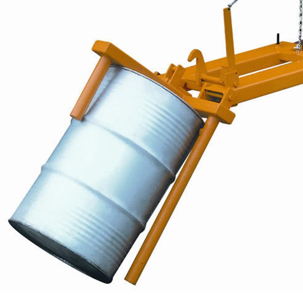 DHE Drum Positioner Horizontal to Vertical Forklift Attachment - DHE - Ramp Champ