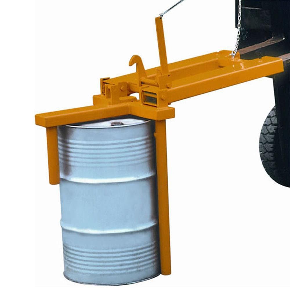 DHE Drum Positioner Horizontal to Vertical Forklift Attachment - DHE - Ramp Champ