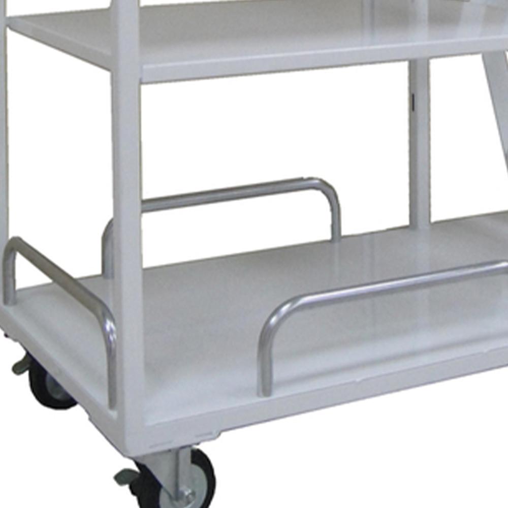 Troden Workshop Equipment Durolla Heavy-Duty 3-Step Ladder Trolley, 400kg Capacity
