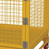 Troden Workshop Equipment Durolla Heavy Duty Cage Bin Trolley w/ Hinged Doors, 1-Tonne Capacity