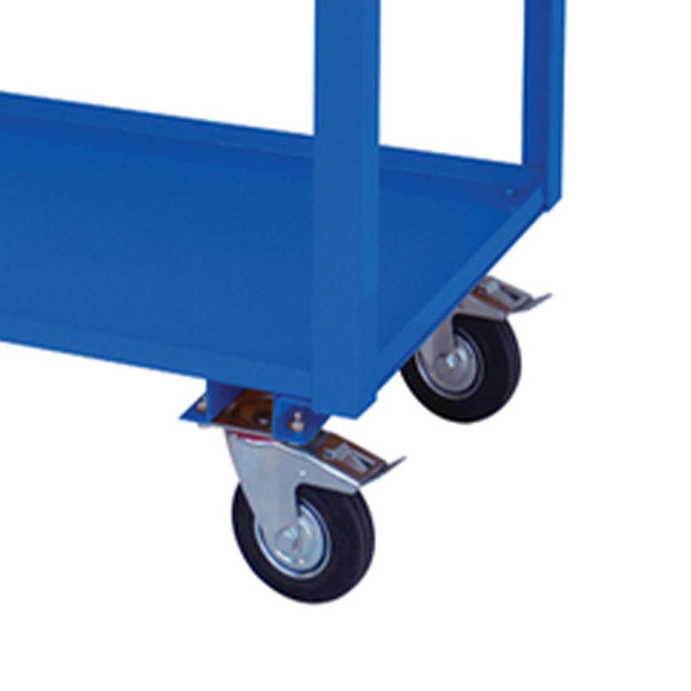 Troden Workshop Equipment Durolla Multipurpose 2-Tier Trolley w/ Extended Handle & Writing Shelf