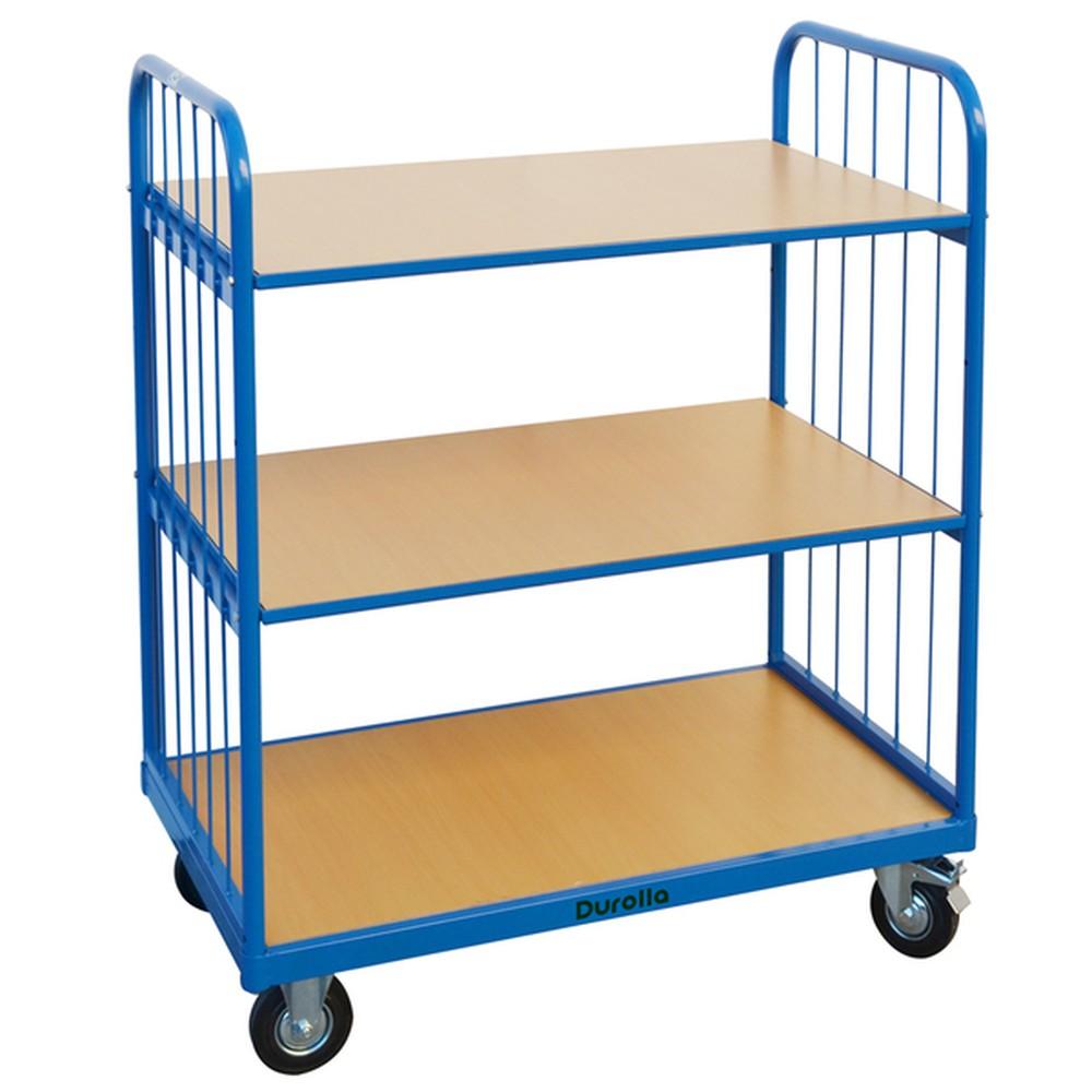 Troden Workshop Equipment Durolla Multipurpose 3-Tier Convertable Cage Trolley