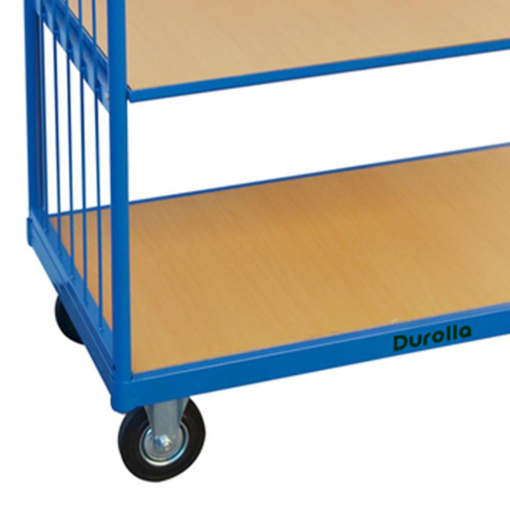 Troden Workshop Equipment Durolla Multipurpose 3-Tier Convertable Cage Trolley
