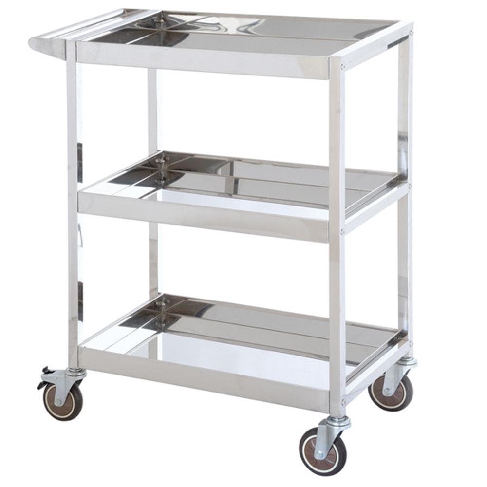 Troden Workshop Equipment Durolla Stainless Steel Hospital Trolley, 200kg Capacity