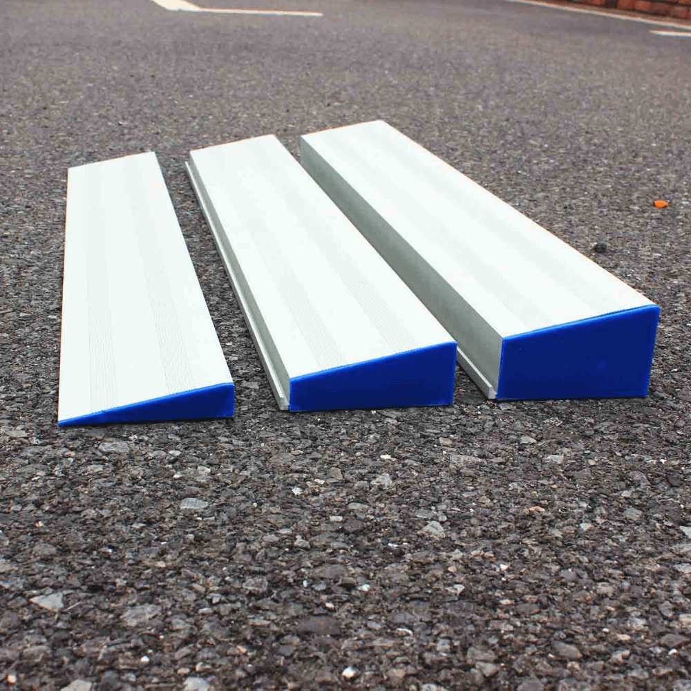 Heeve Mobility Ramps Heeve 3-Pc Aluminium Wheelchair Threshold Door Ramp