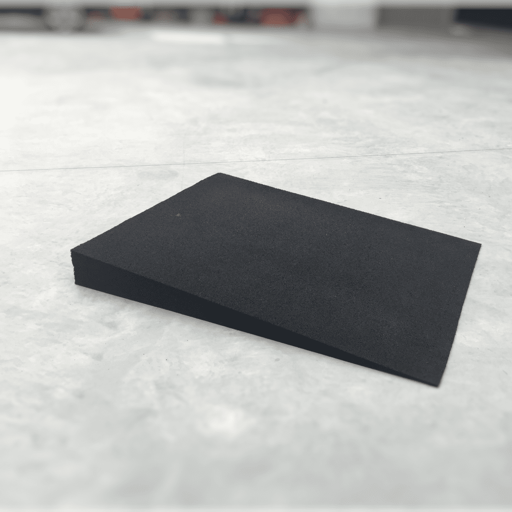 Heeve Mobility Ramps 120mm x 15mm / Straight Edges Heeve Recycled Rubber Wheelchair Threshold Door Ramp 1:8 Gradient