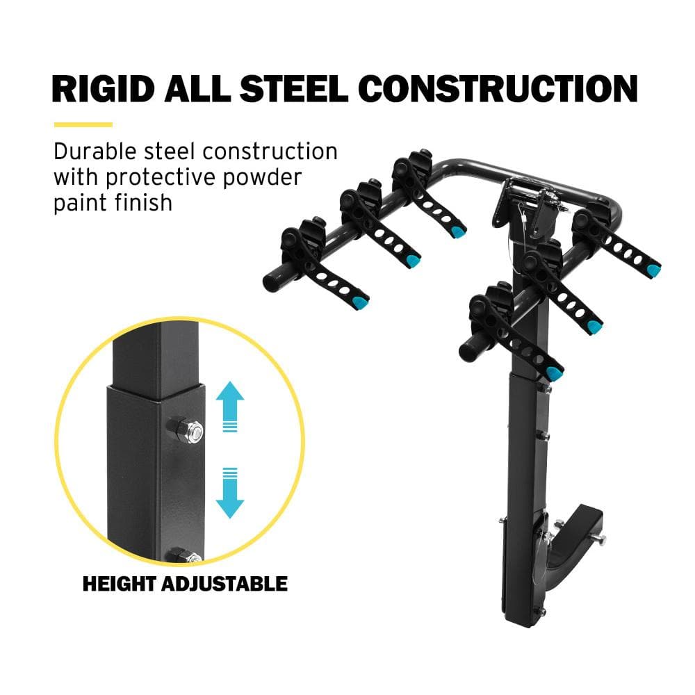 Hitch Mounted Bicycle Frame Lock Bike Rack Carrier - Ramp Champ - Ramp Champ