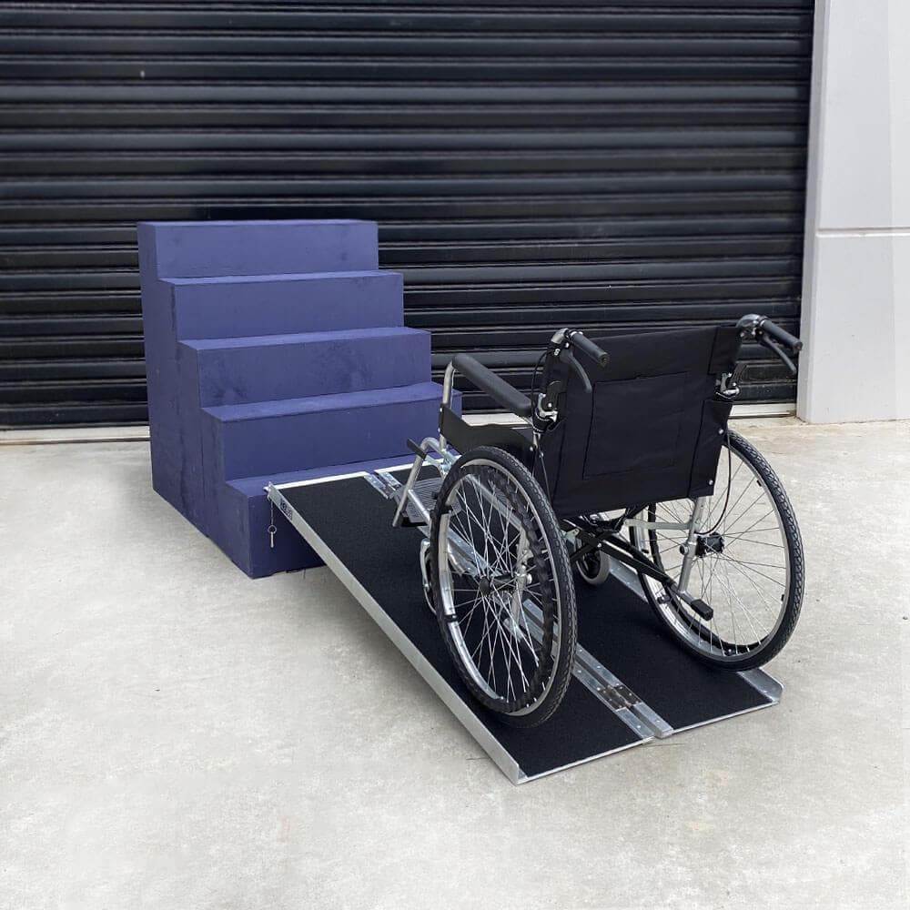 Heeve Mobility Ramps Heeve Aluminium Single-Fold Super-Grip Wheelchair Ramp