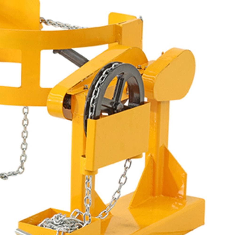 Troden Workshop Equipment Liftex Forklift Drum Rotator for Steel Drums - 500kg Capacity