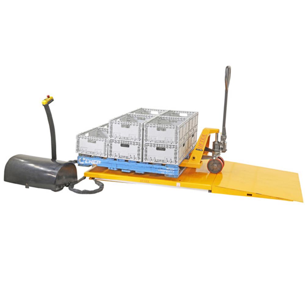 Troden Workshop Equipment Liftex Low Profile Pallet Lift Table w/ Ramp, Up to 2 Tonne Capacity