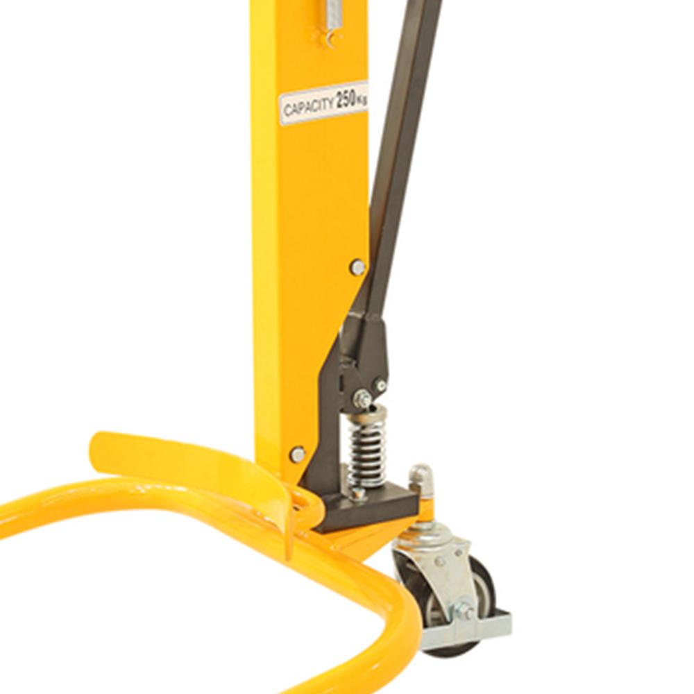 Troden Workshop Equipment Liftex Steel & Plastic Drum Trolley - 250kg Capacity