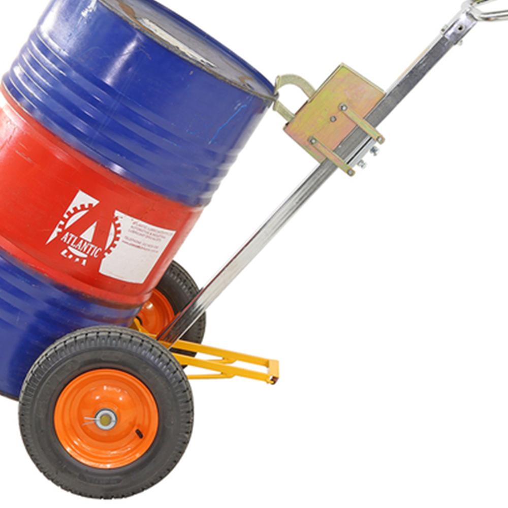 Troden Workshop Equipment Lixtex Self-Standing Steel & Plastic Drum Trolley - 450kg Capacity