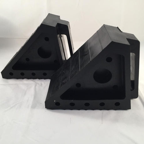 Heavy Duty Rubber Wheel Chocks - Ramp Champ - Ramp Champ