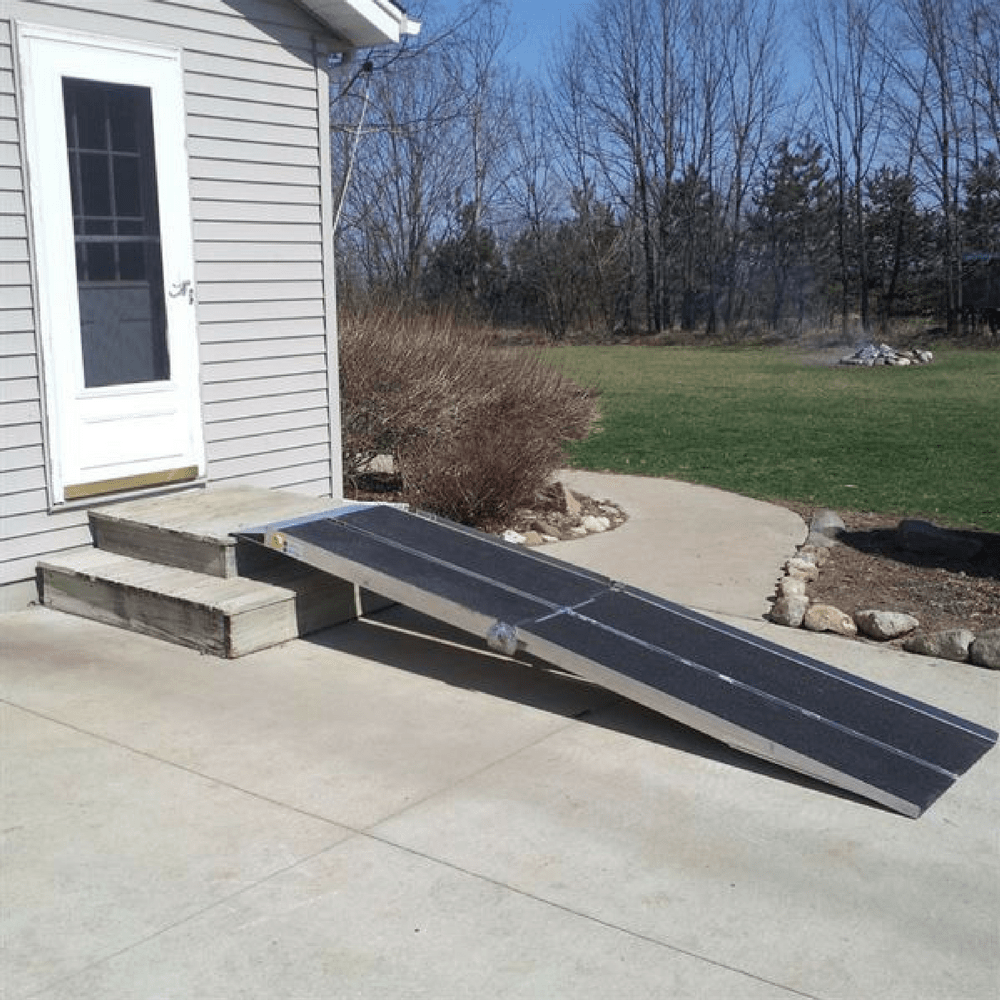 PVI Aluminium Multi-Fold Rear Door Wheelchair Van Ramp - PVI - Ramp Champ