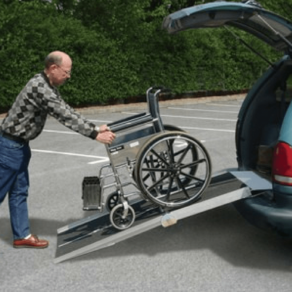 PVI Aluminium Multi-Fold Rear Door Wheelchair Van Ramp - PVI - Ramp Champ