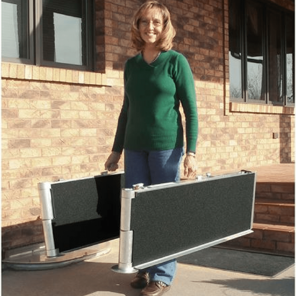 PVI Aluminium Multi-Fold Wheelchair Ramp, 220kg & 360kg Capacities - PVI - Ramp Champ
