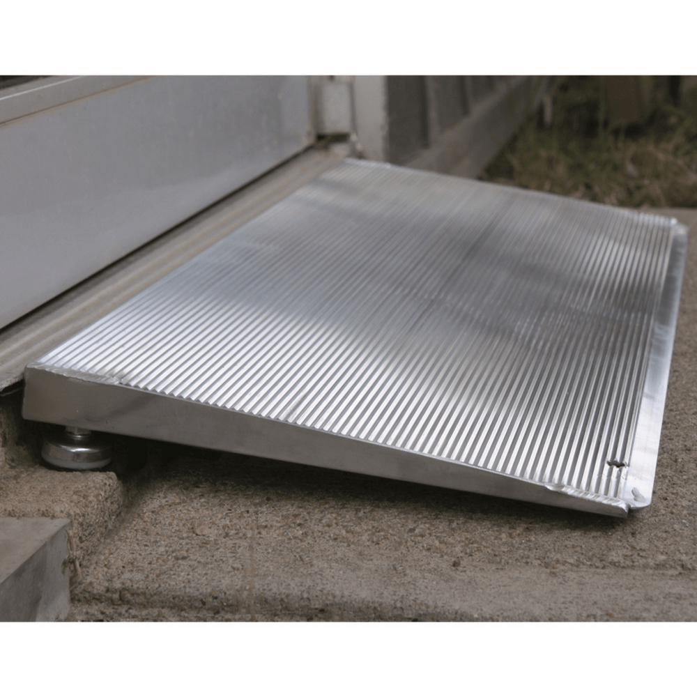 PVI ELEV8 Aluminium Adjustable Solid Self-Supporting Threshold Ramp - PVI - Ramp Champ