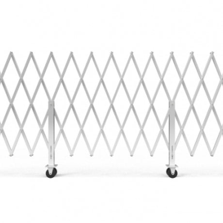Barrier Group Traffic Control & Parking Equipment Barrier Group Port-a-Guard Maxi 1800mm x 7.8m Expandable Barrier - Aluminium and Galvanised Steel