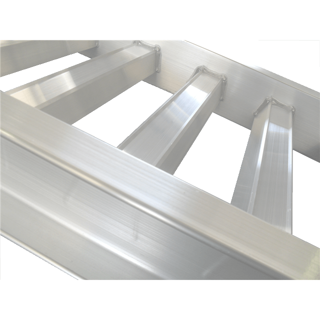 Sureweld Construction & Machinery Sureweld 1.5-Tonne 2.4m x 390mm Rubber Series Aluminium Loading Ramps