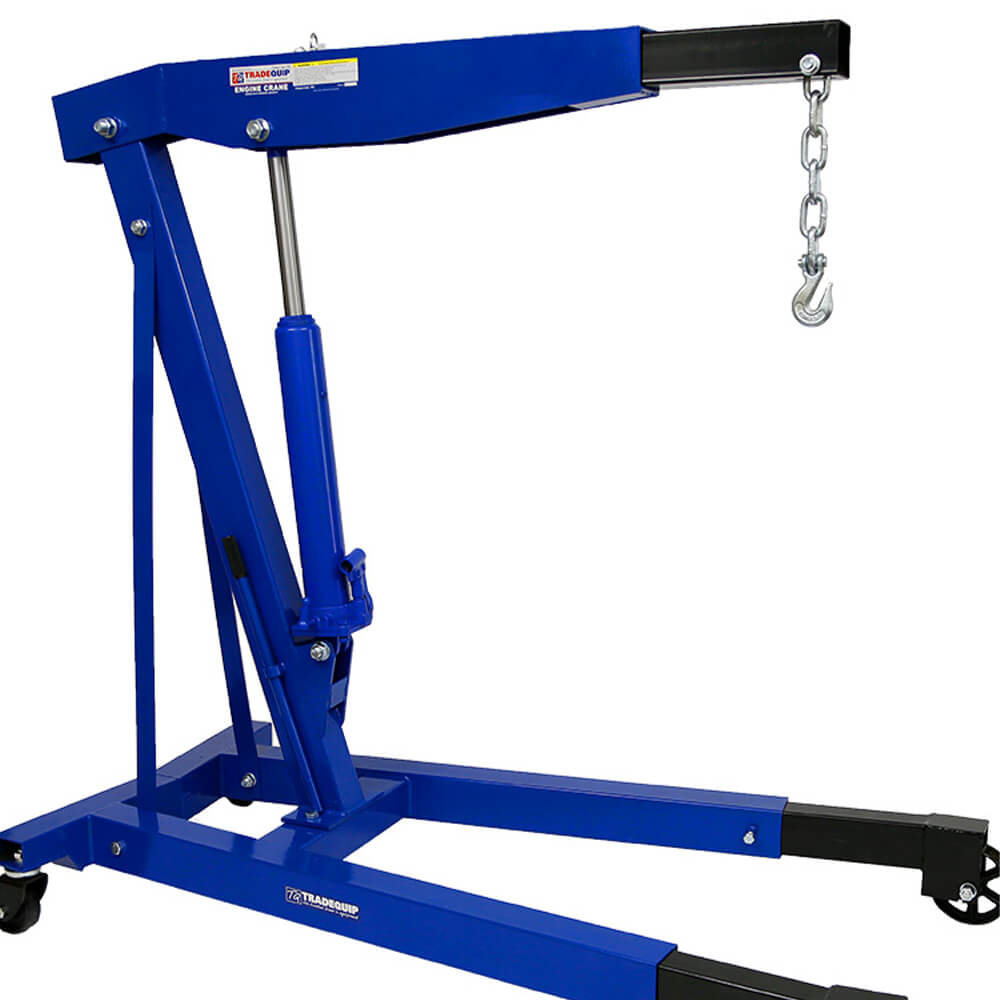 TradeQuip Industrial Engine Crane Hydraulic, 3 Tonne - Ramp Champ