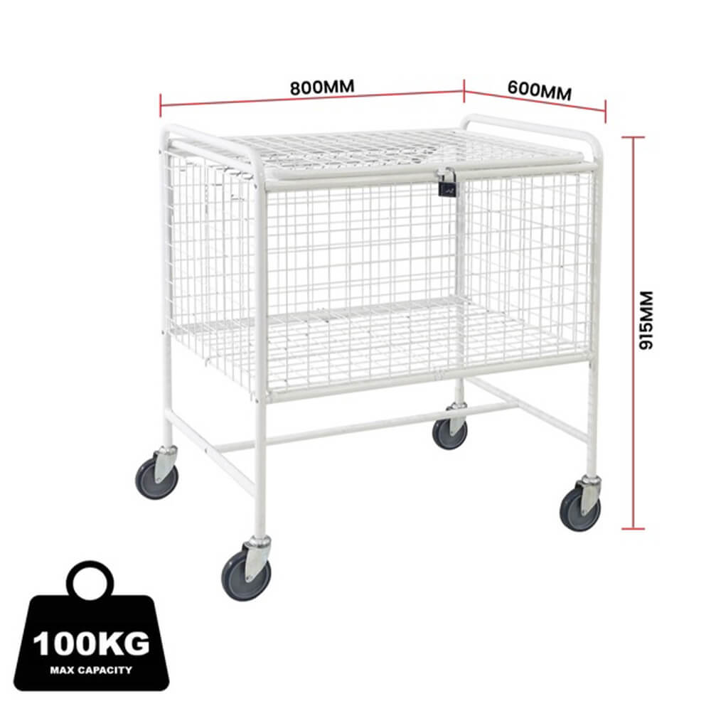 Troden Workshop Equipment Durolla Mesh Trolley With Folding Lid