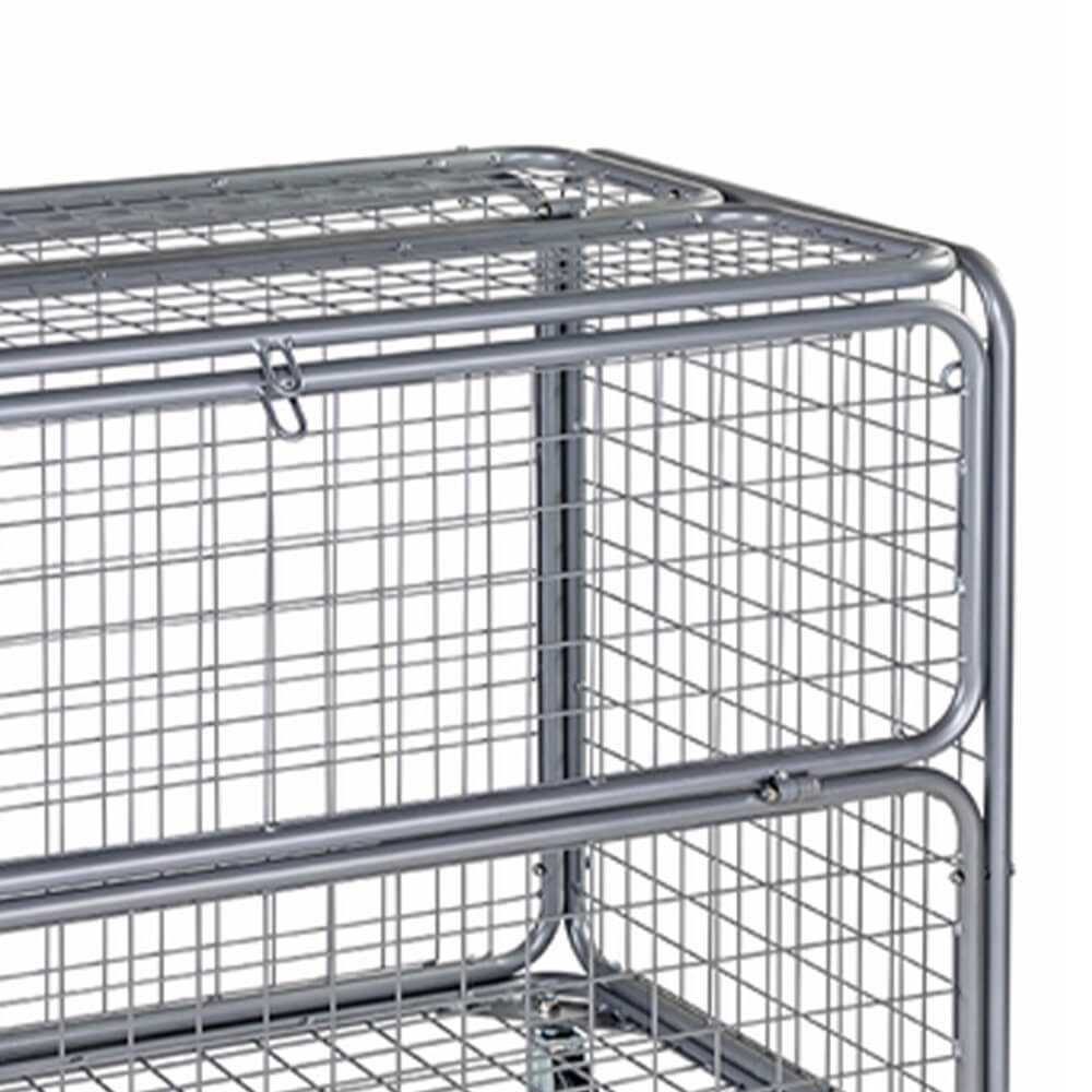 Troden Workshop Equipment Durolla Mesh Trolley with Folding Lid & Side