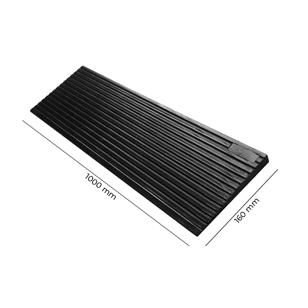 Heeve Threshold Ramps 20mm x 160mm Heeve 1000mm Heavy-Duty Solid Rubber Threshold Ramp