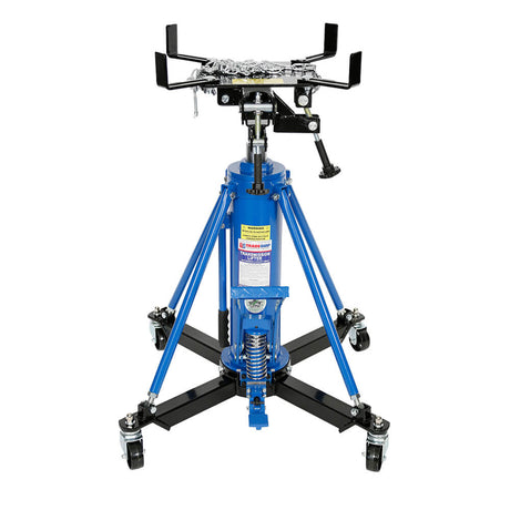 TradeQuip Workshop Equipment TradeQuip Professional Transmission Lifter Hydraulic, 500kg 4-way tilt