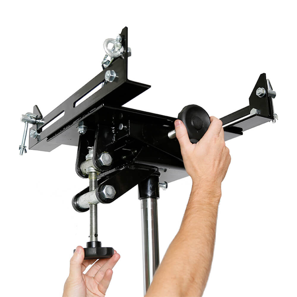 TradeQuip Workshop Equipment TradeQuip Transmission Lifter Hydraulic, 500kg 2-way Tilt