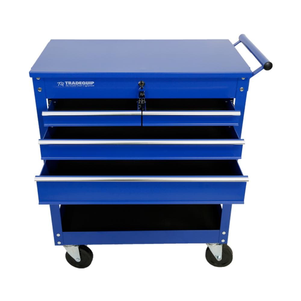 TradeQuip Professional Workshop Tool Trolley 4 Drawer Lockable Top - TradeQuip - Ramp Champ