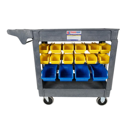 TradeQuip Workshop Trolley 30 Parts Bins - TradeQuip - Ramp Champ