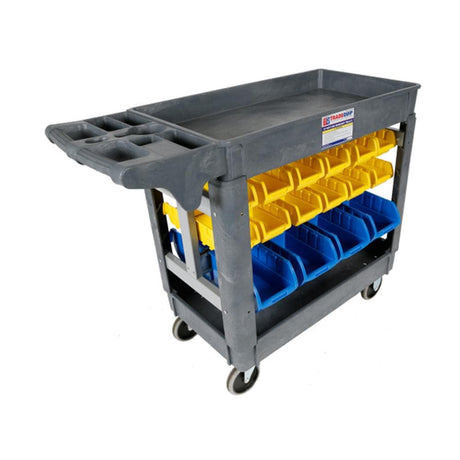 TradeQuip Workshop Trolley 30 Parts Bins - TradeQuip - Ramp Champ