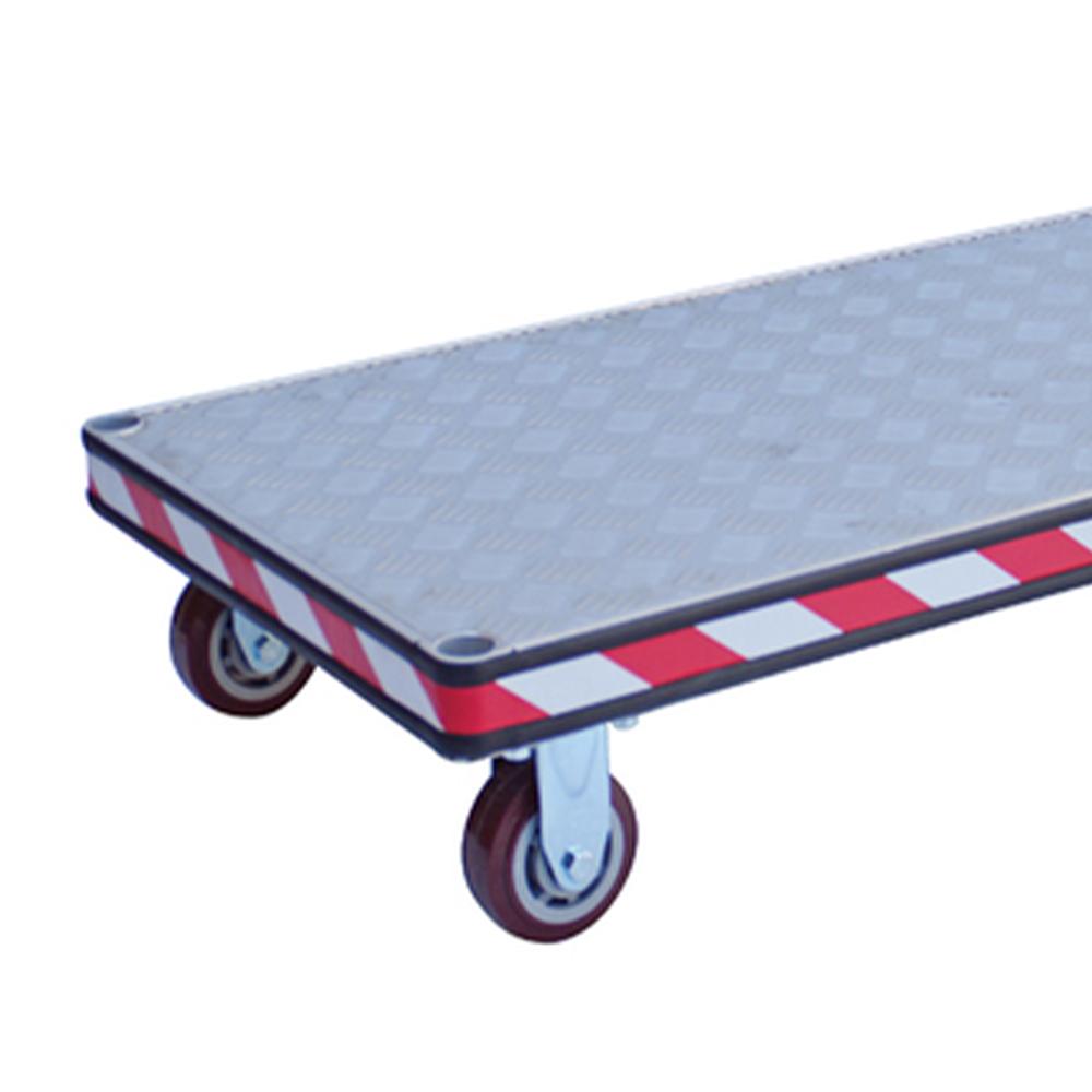 Troden Workshop Equipment Troden Aluminium Platform Trolley w/ Removable Handle, 500kg Capacity