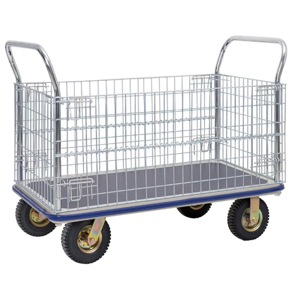Troden Workshop Equipment Troden Extra Large Prestige Platform Trolley with Cage, 500kg Capacity