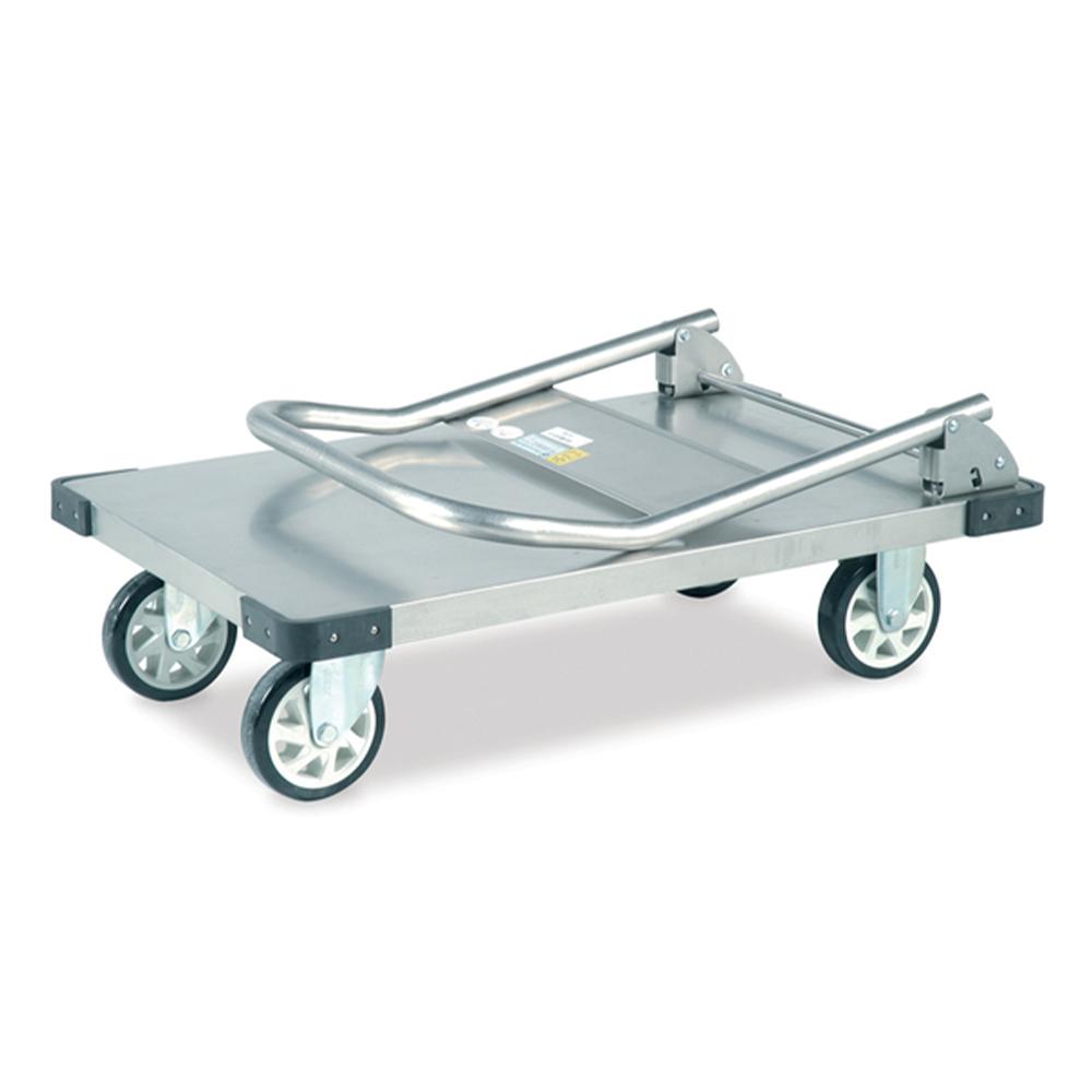 Troden Workshop Equipment Troden Stainless Steel Folding Handle Platform Trolley, 350kg Capacity