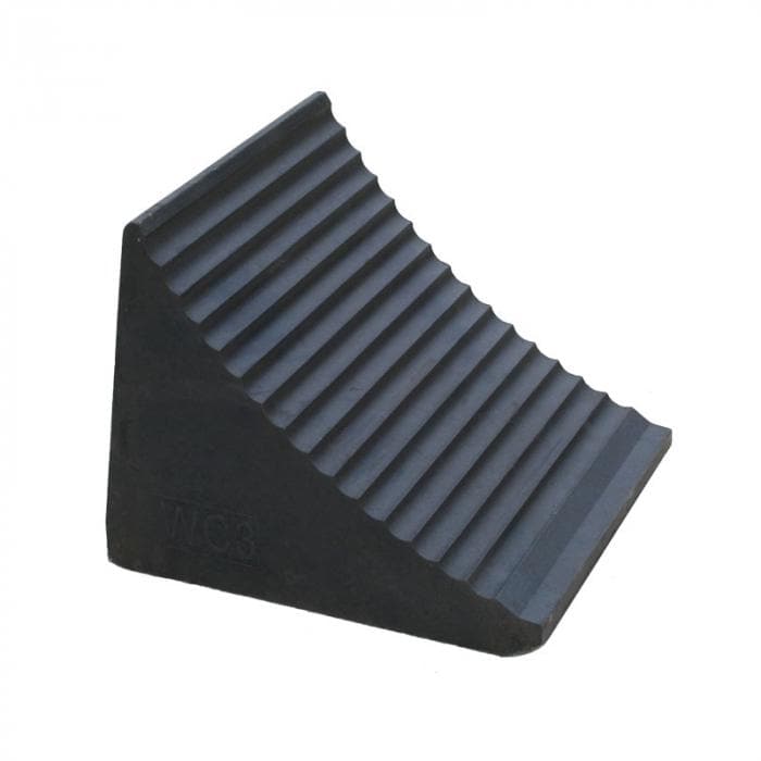 Barrier Group Recycled Rubber Wheel Chocks In Black - Barrier Group - Ramp Champ