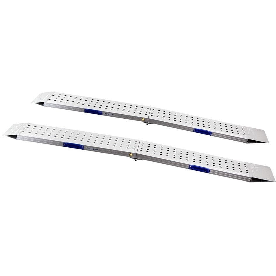 FEAL 2.5m x 400kg Heavy-Duty Folding Aluminium Loading Ramp, Single - Feal - Ramp Champ