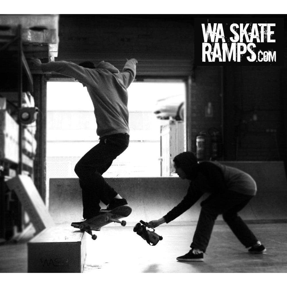 WA Skate Ramps 2.4m Long Skateboard Ledge Grind Box (8ft Long) - WA Skate Ramps - Ramp Champ