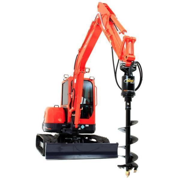 construction machinery attachment on excavator
