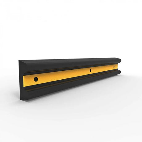 Warehouse rubber bumper black and yellow