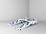 Sureweld Truck Wheel Riser Ramps For Front Wheels, pair, on stands