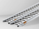 Close-up of the rungs on a Sureweld Rubber Series ramp (similar model shown: 4536R)