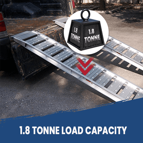 Heeve 1.8 Tonne x 370mm Aluminium Loading Ramps