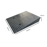 Heeve Car & Truck 100mm Heeve 800mm Heavy-Duty Solid Vehicle Rubber Ramps - Pair