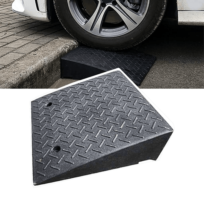Heeve Heavy-Duty Solid Rubber Ramp for Straight Kerb – Ramp Champ