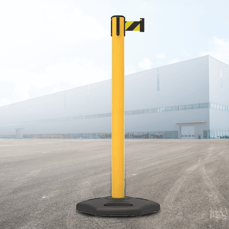 Barrier Group Traffic Control & Parking Equipment Barrier Group Highline UPVC Portable Single Belt Post