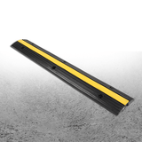 Heeve Road & Traffic Heeve 1-Channel Drop Over Rubber Cable Protector Ramp